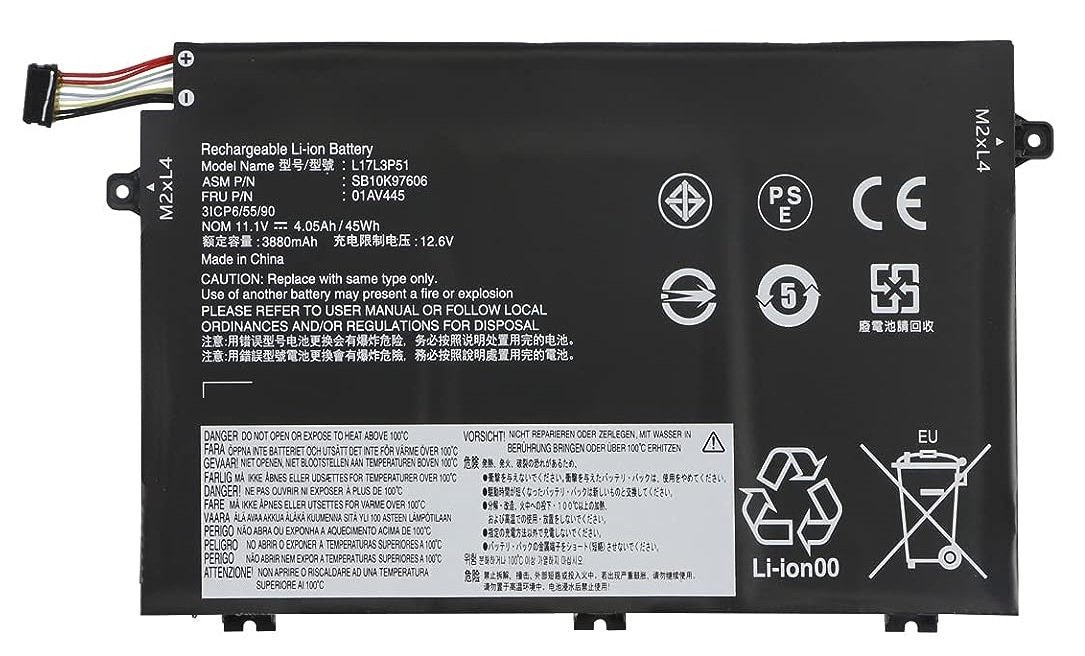 (Bild für) 01AV445 L17L3P51 ThinkPad SB10K97606 SB10K97608 01AV444 01AV448 L17C3P51 L17M3P52 SB10K97609 akku (Ersatz)
