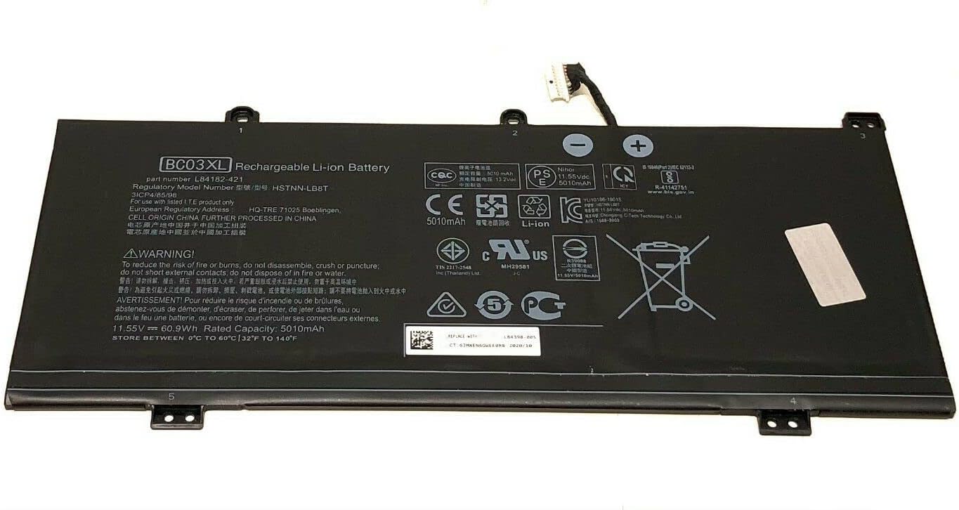 (Bild für) BC03XL HP Pro C640 Chromebook x360 14C-CA0053DX 14C-CAO000 14C-CAO0OOND HSTNN-IB9 L84182-421 L84398-005 L84182-1C1 akku (Ersatz)