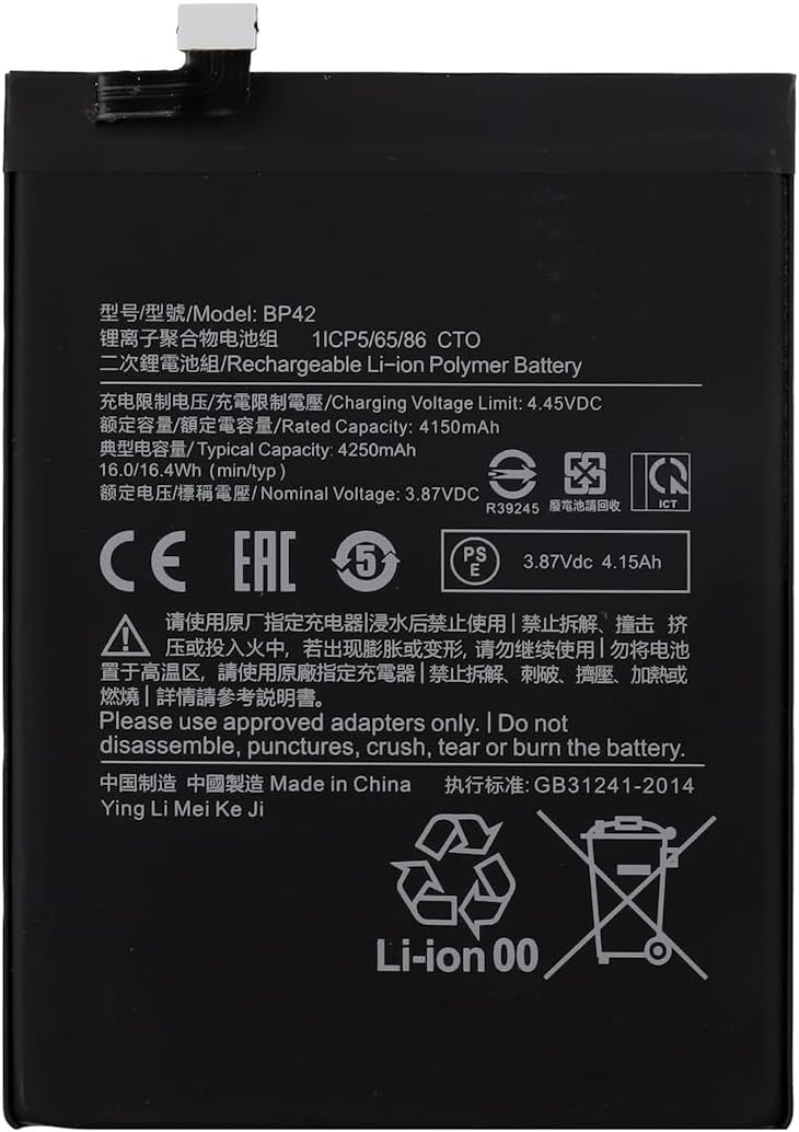 (Bild für) BP42 Xiaomi Mi 11 Lite Mi 11 Lite 5G Mi 11 Youth 5G M2101K9G M2101K9C akku (Ersatz)