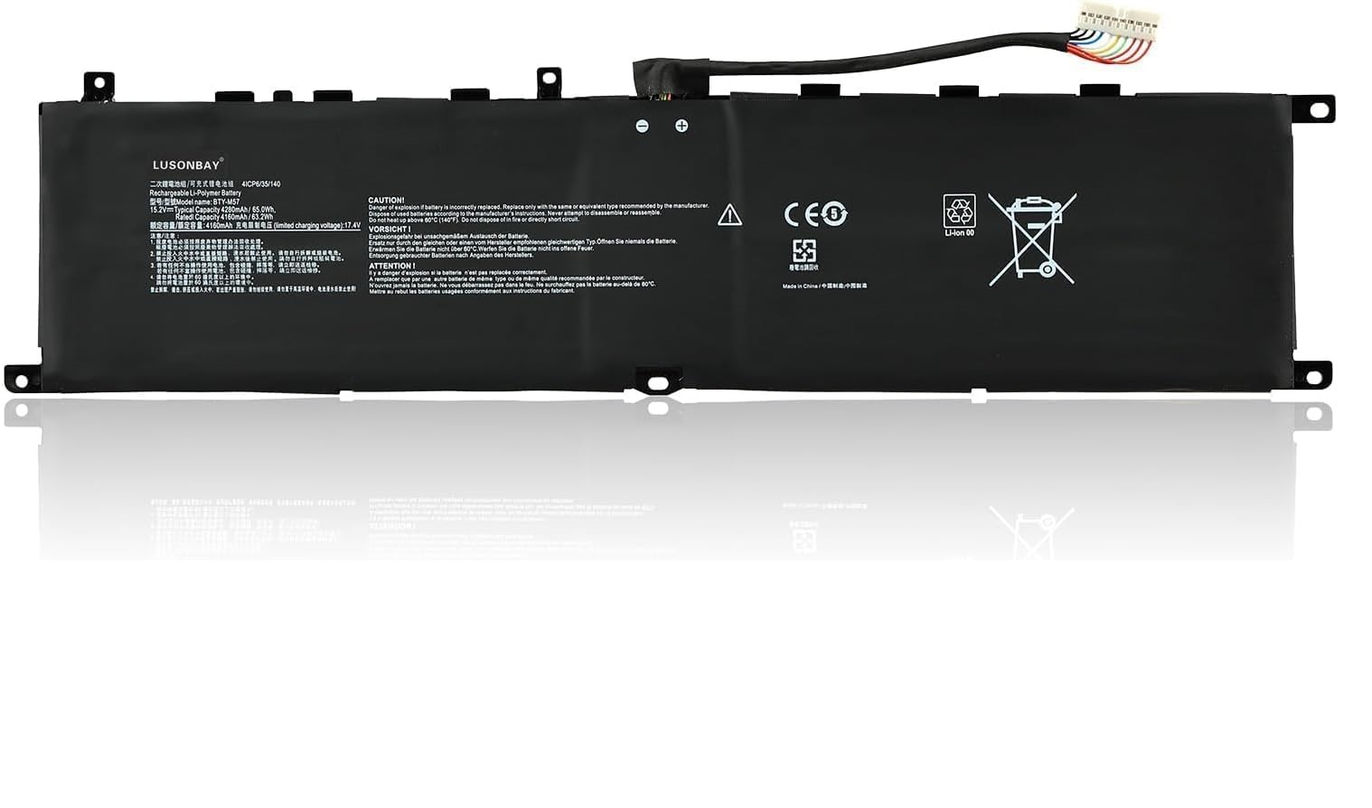 Akku für BTY-M57 MSI Vector GP66 GP76 12UE 12UG 12UH 12UGS 12UHS 12UHSO 12UEO 12UGSO GP66HX GP76HX GP76HX X 12UGS 12UHS(Ersatz) Akku für BTY-M57 MSI Vector GP66 GP76 12UE 12UG 12UH 12UGS 12UHS 12UHSO 12UEO 12UGSO GP66HX GP76HX GP76HX X 12UGS 12UHS(Ersatz)