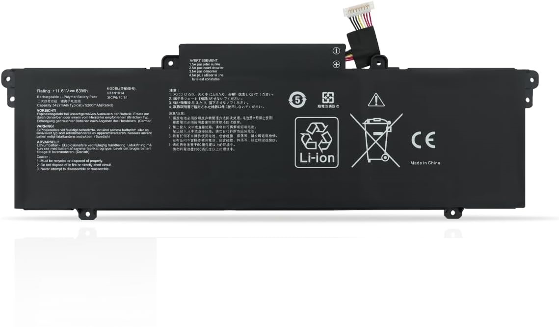 Akku für C31N1914 Asus ZenBook 14 UM425QA UM425UAZ UX425QA UX425UAZ,UX435EA UX435EAL UX435EG UX435EGL (Ersatz) Akku für C31N1914 Asus ZenBook 14 UM425QA UM425UAZ UX425QA UX425UAZ,UX435EA UX435EAL UX435EG UX435EGL (Ersatz)
