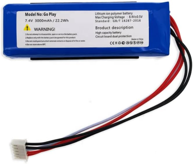 Akku für 7.4V 3000mAh CP-HK06 GSP1029102 01 Harman/Kardon Go Play, Go Play Mini, GO+ Play(Ersatz)