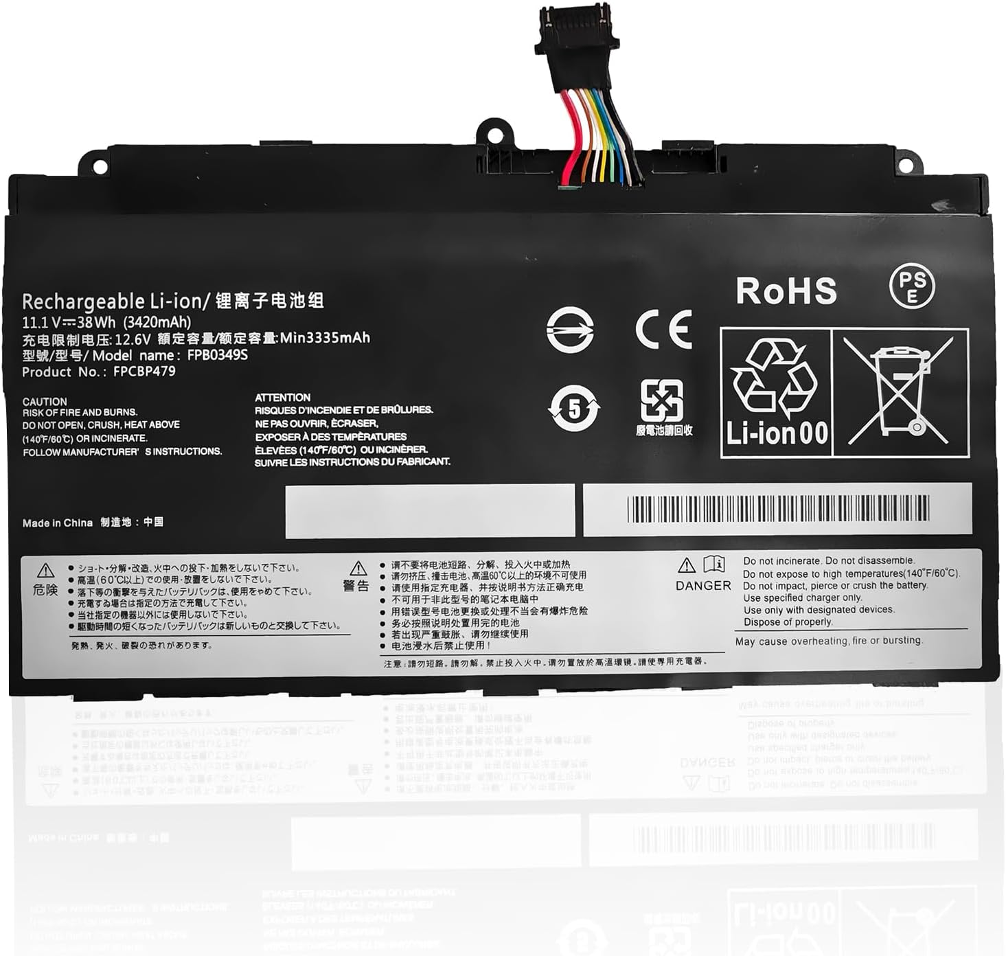(Bild für) FPCBP479 FPB0326S FPB0349S FUJITSU Stylistic Q616 Q665 Q738 Q739 CP690859 akku (Ersatz)