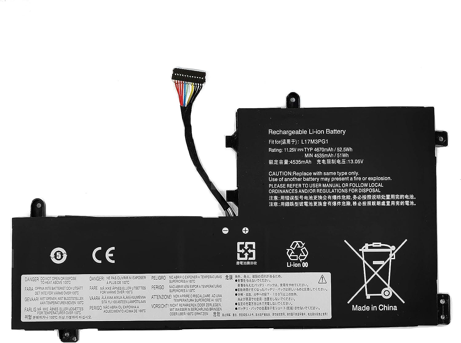 (Bild für) 11.25V L17M3PG3 L17M3PG1 Lenovo Y530 Y530-15ICH Y7000 Y7000P SB10W6711 akku (Ersatz)