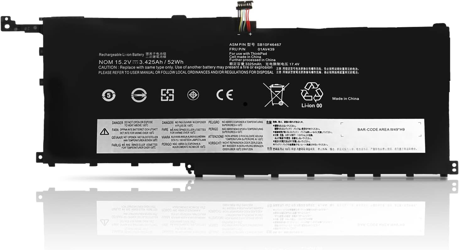 Akku für ThinkPad X1 Yoga Gen1 Gen2 00HW029 01AV457 01AV441 01AV410 01AV444 01AV438 01AV438 01AV439 20FB 20FC 20FQ (Ersatz) Akku für ThinkPad X1 Yoga Gen1 Gen2 00HW029 01AV457 01AV441 01AV410 01AV444 01AV438 01AV438 01AV439 20FB 20FC 20FQ (Ersatz)