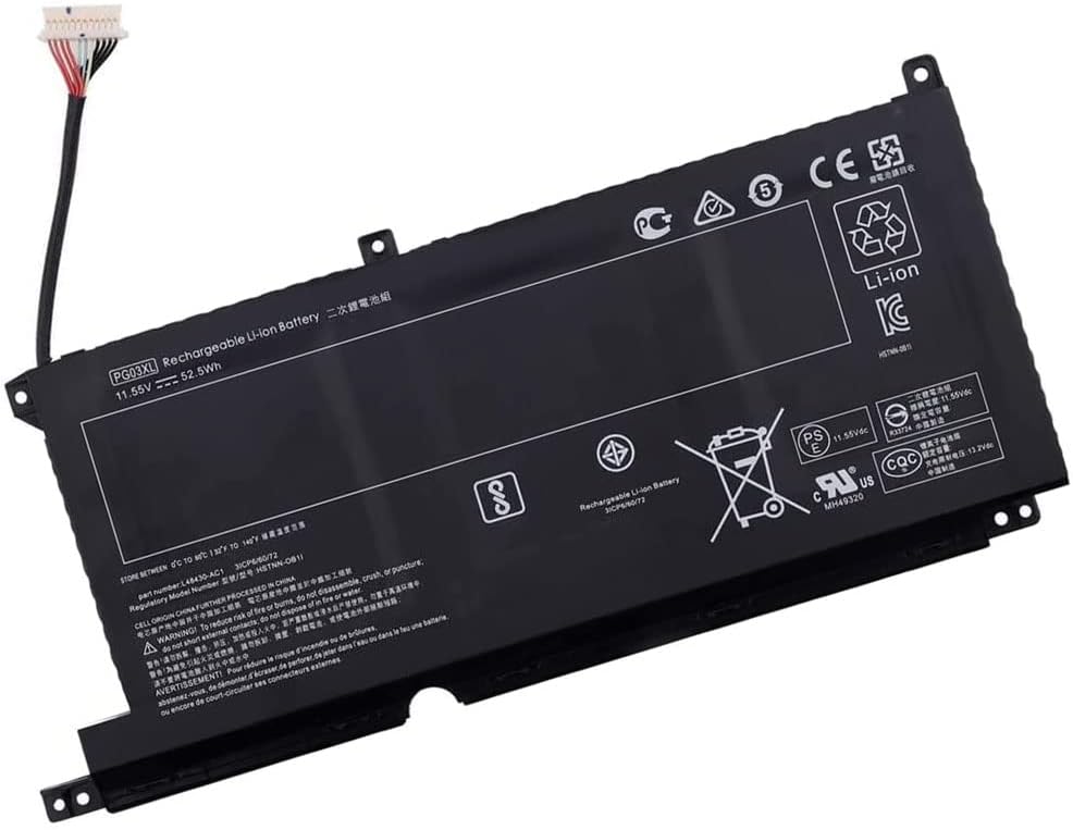 Akku für PG03XL HSTNN-DB9G HP Pavilion Gaming 15-DK0020TX DK0021TX DK0131TX HSTNN-DB9G (Ersatz)