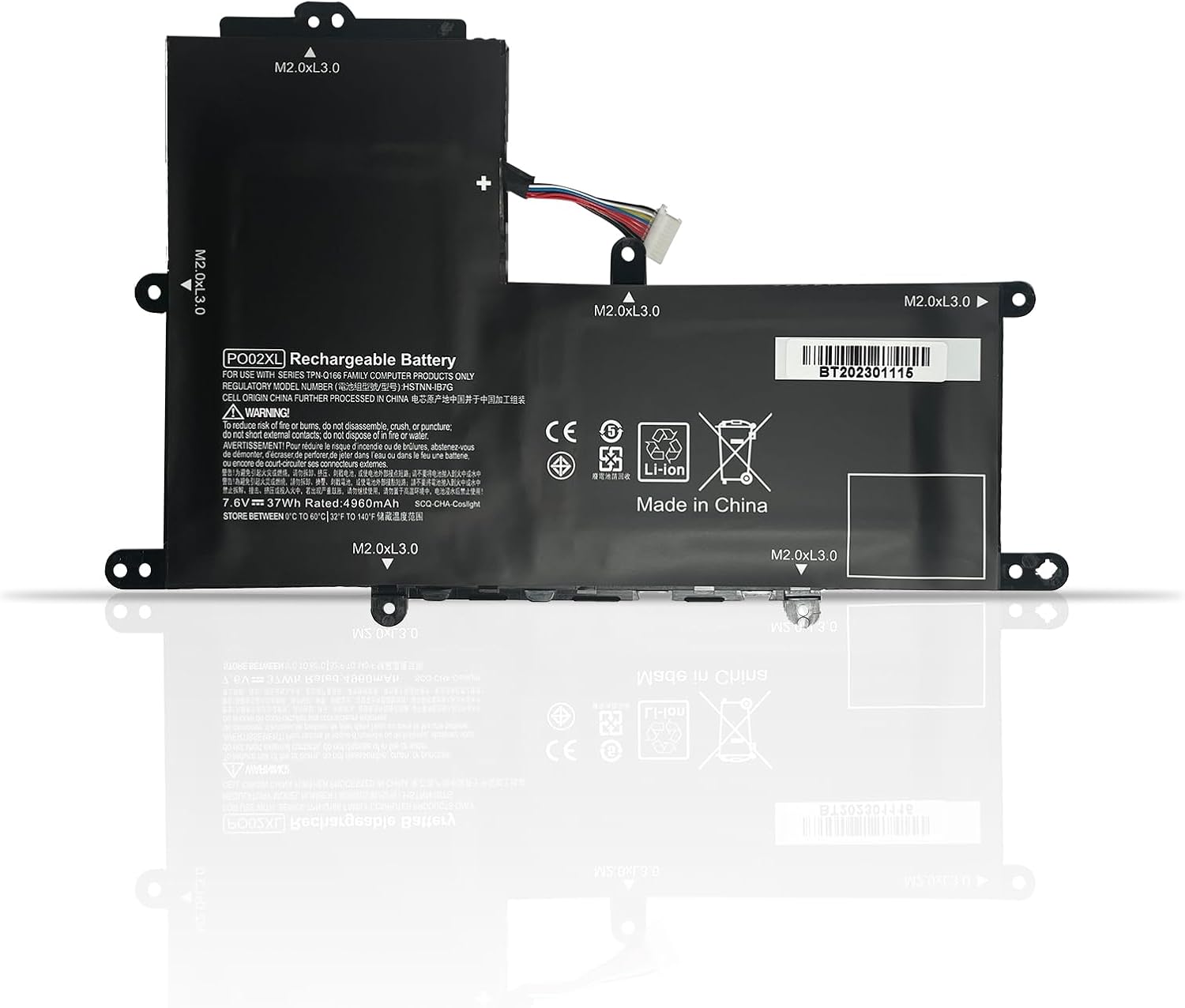 (Bild für) HP PO02XL HSTNN-DB7G 823908-1C1 823908-2C1 824560-005 HSTNN-IB7G akku (Ersatz)