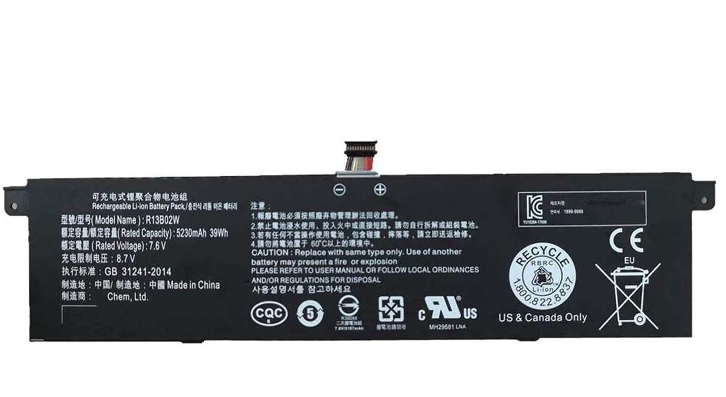 (Bild für) R13B01W R13B02W 7.6V 39Wh Xiaomi Mi Air 13.3 Inch Series TM1613 TM1604 161301 akku (Ersatz)